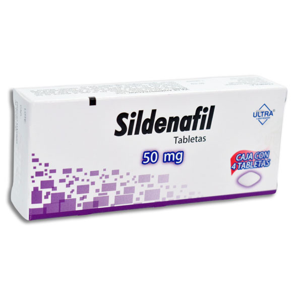 SILDENAFIL 4 TABLETAS 50MG 