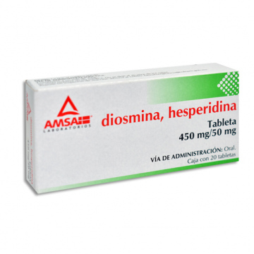 DIOSMINA, HESPERIDINA TABLETAS 450MG 