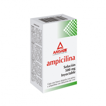 AMPICILINA INYECTABLE 500MG 