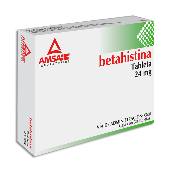 BETAHISTINA TABLETAS 24MG 