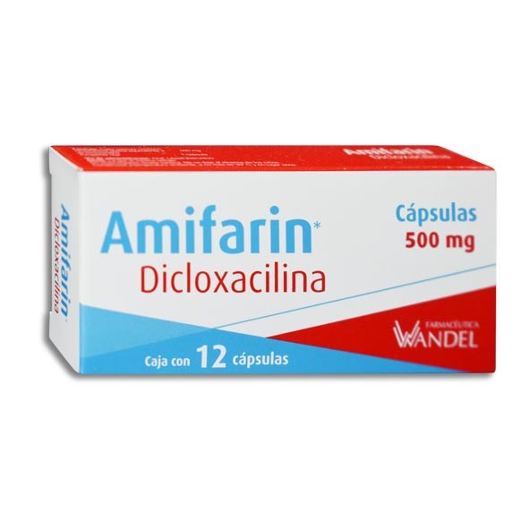 DICLOXACILINA 12 CAPSULAS 500MG 