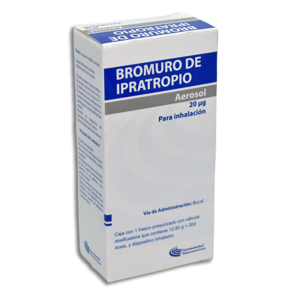 BROMURO DE IPRATOPIO PARA INHALACION 20µg