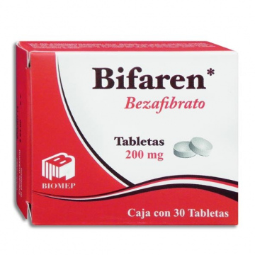 BEZAFIBRATO TABLETAS 200MG 