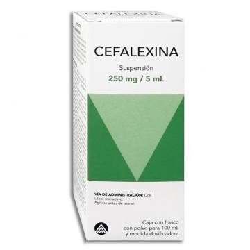 CEFALEXINA SUSPENSION 250MG 