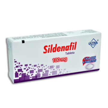 SIDENAFIL 4 TABLETAS 100MG 