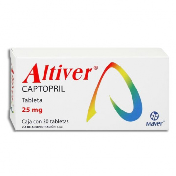 CAPTOPRIL TABLETAS 25MG 