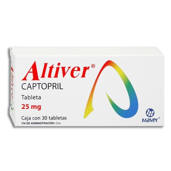 CAPTOPRIL TABLETAS 25MG 