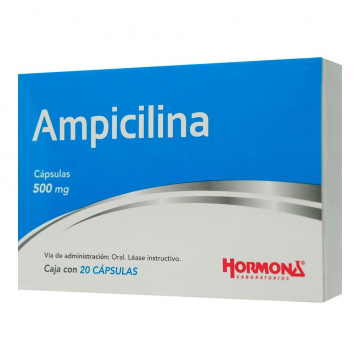 AMPICILINA CAPSULAS 500MG 