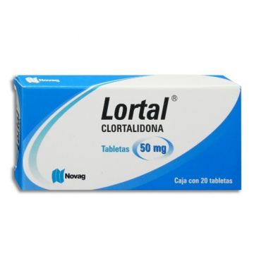 CLORTALIDONA TABLETAS 50MG 