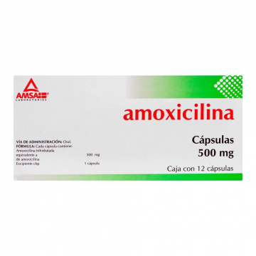 AMOXICILINA CAPSULAS 500MG 