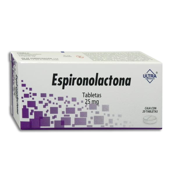 ESPIRONOLACTONA TABLETAS 25MG 