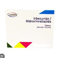 IRBESARTAN, HIDROCLOROTIAZIDA TABLETAS 300MG 